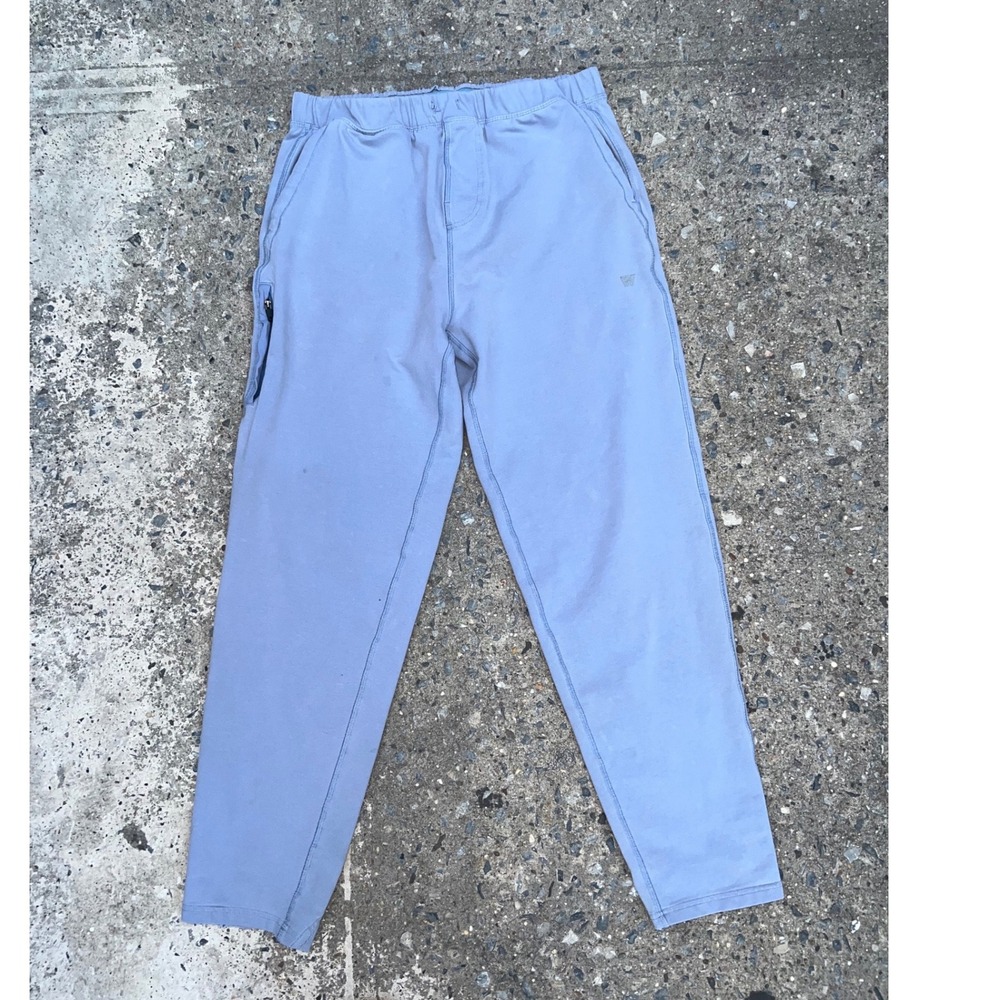 Mack Weldon Joggers Light Blue Stretch Mens Large Sweatpants